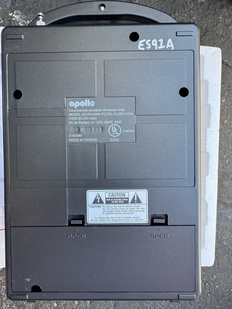 Apollo Portable Cordless Wireless PA 5000 System Wireless