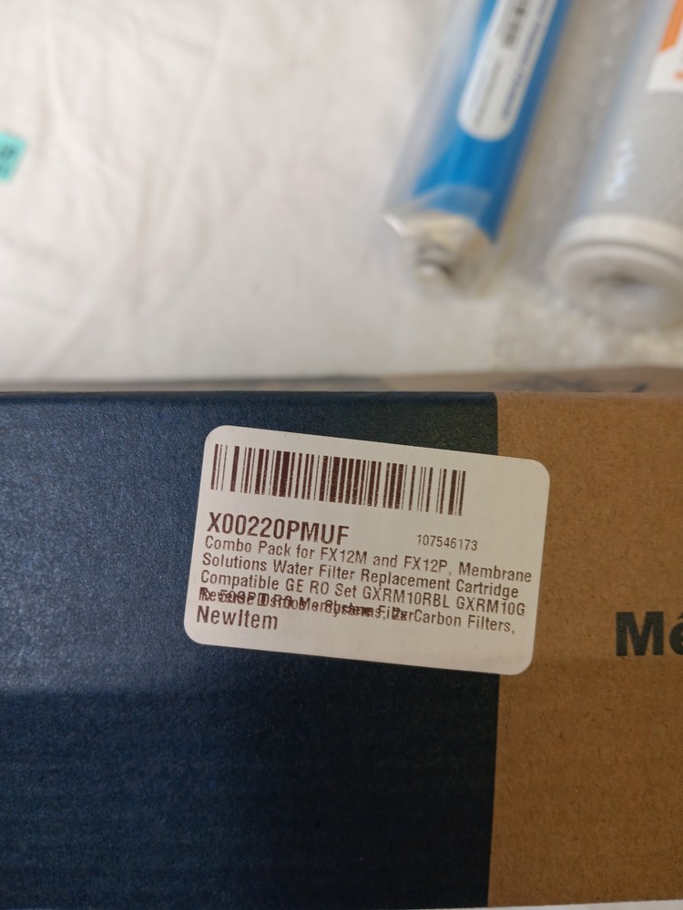 Membrane Solutions 97260-CHN-1 Reverse Osmosis Replacement Filter Set *Bent Box*