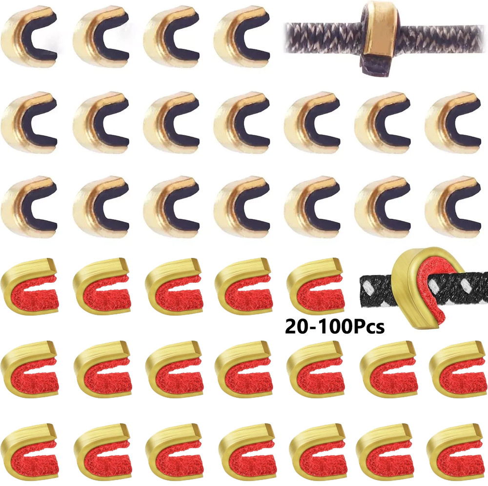 Brass Bow String Nock Points Arrows Bowstring Buckle Clip Nocking Points Archery