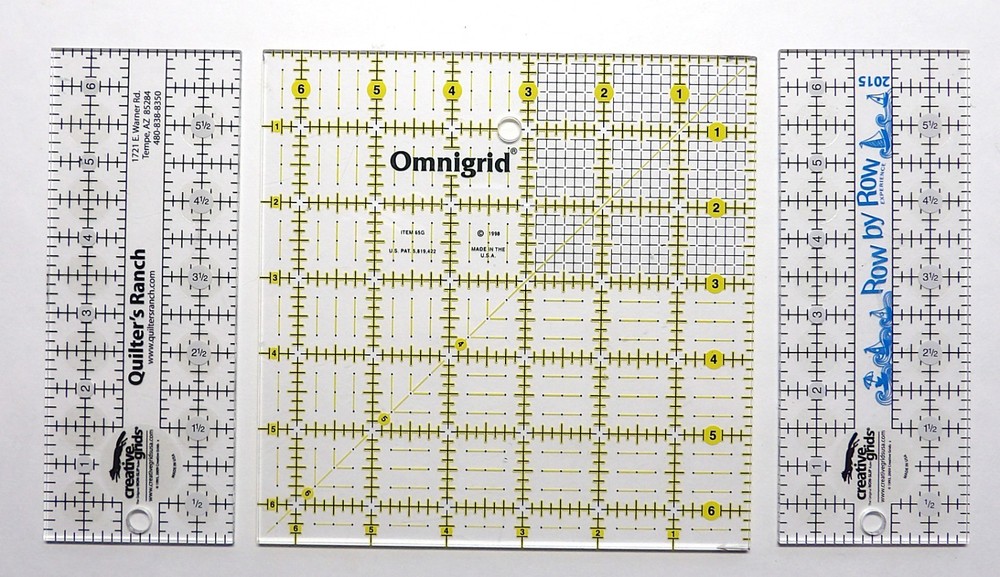 3 ACRYLIC QUILTING GRIDS