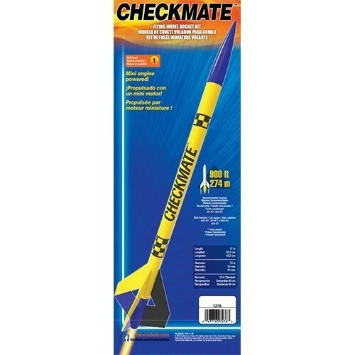 Estes Flying Model Rocket Kit Checkmate EST 7276