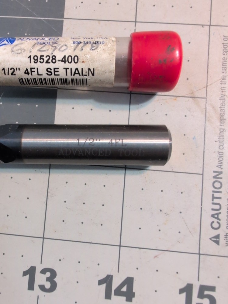 Advanced Tools 1/2" 4 Flutes SE TIALN New