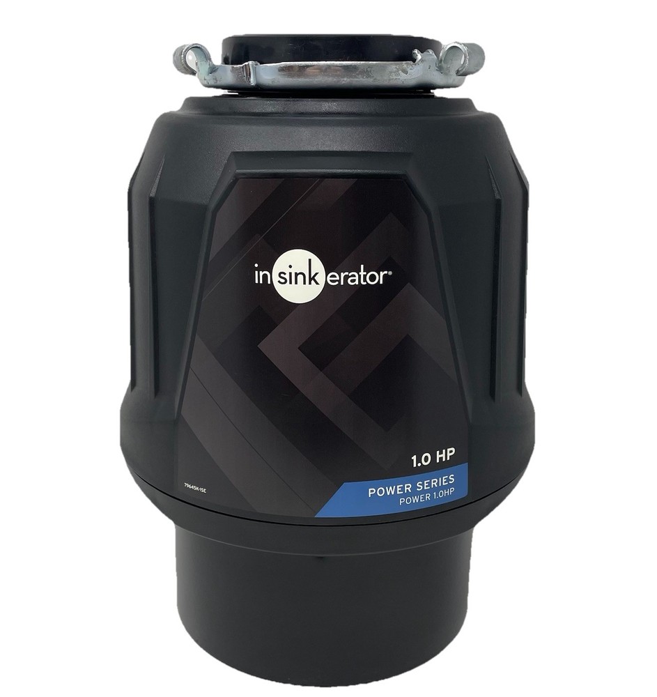 InSinkErator Power 1HP Garbage Disposal,Power Series EZ Connect Black Open Box