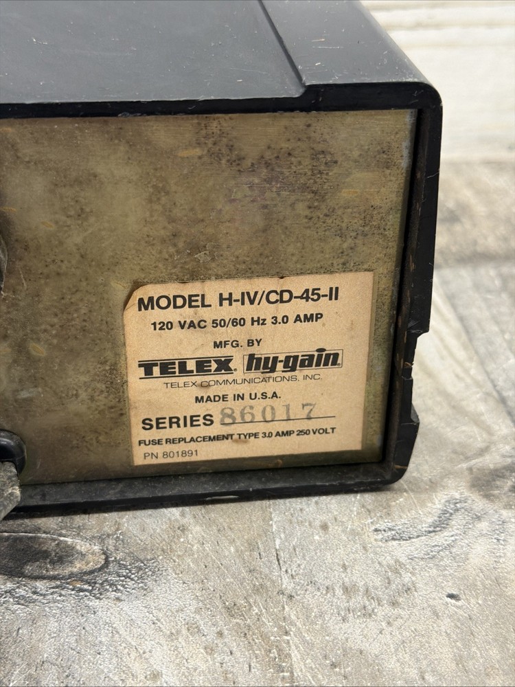 Telex Hy-Gain Model H-IV/CD-45-|| Transmit & Receive Direction Controller