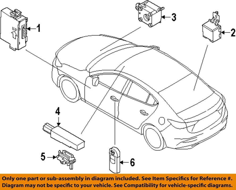 MAZDA OEM 19-25 3 Electrical Keyless Entry Components-Transmitter BCYA675DYB