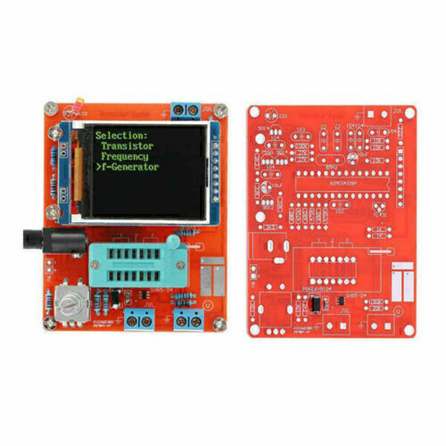 Component Tester Transistor Diode Capacitance ESR Meter Signal Generator Tool