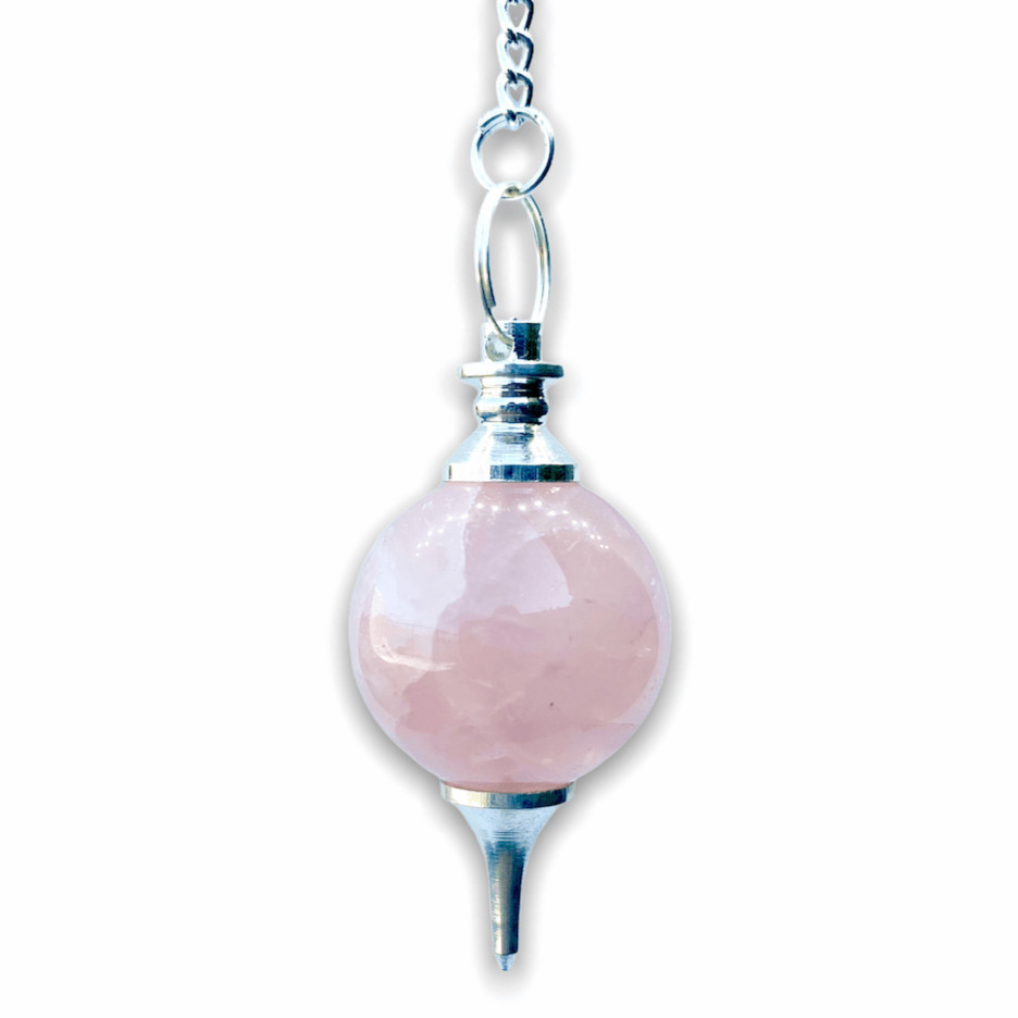 Rose Quartz Sphere Pendulum