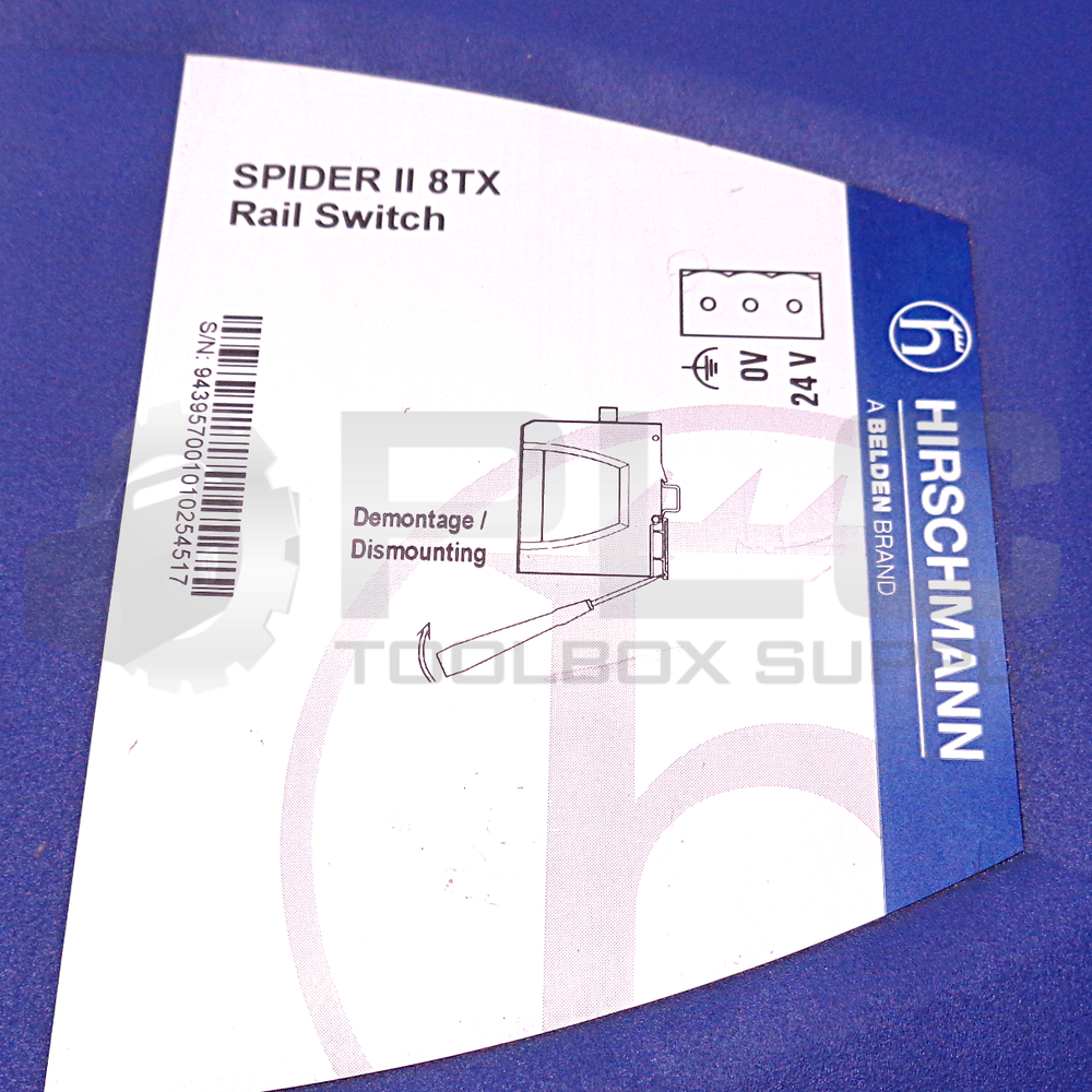 HIRSCHMANN IEC 61131-2 SPIDER II 8TX RAIL SWITCH