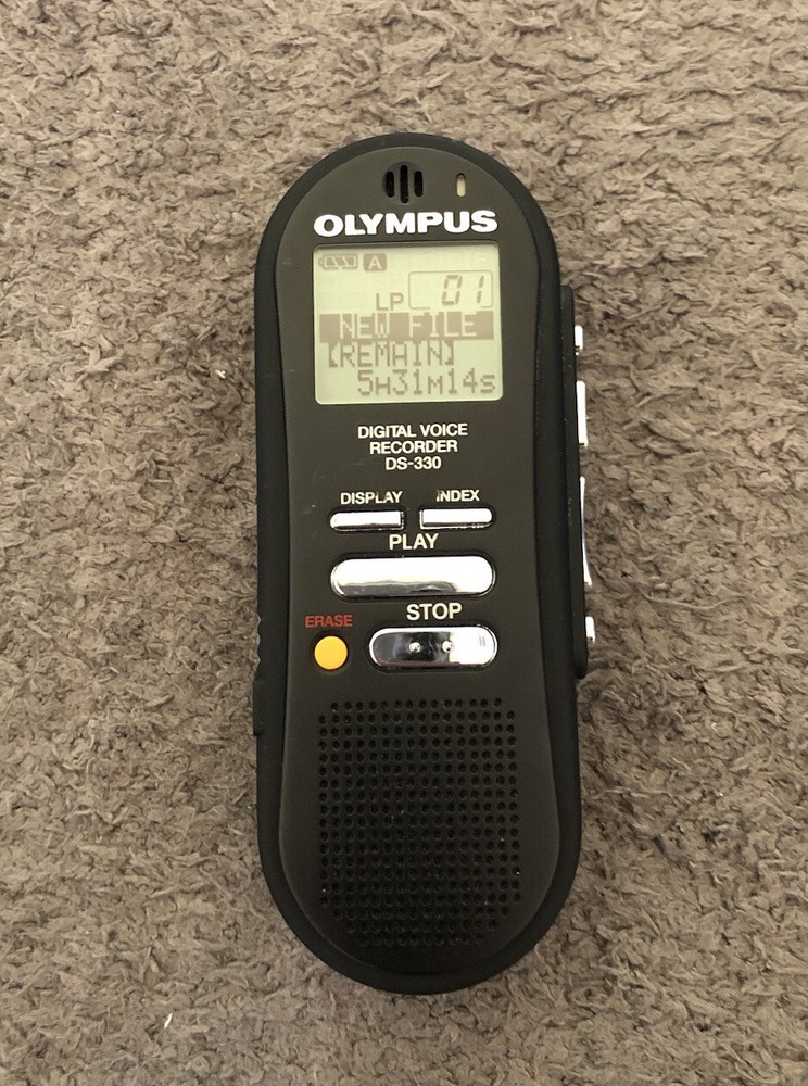 Olympus DS-330 Digital Voice Recorder Flash 16 MB *TESTED*
