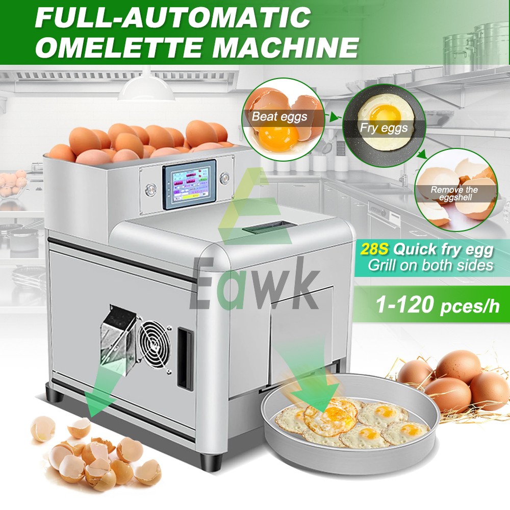 Automatic Fried Egg Maker Commercial Soft Boiled Egg Frying Machine Non-Stick