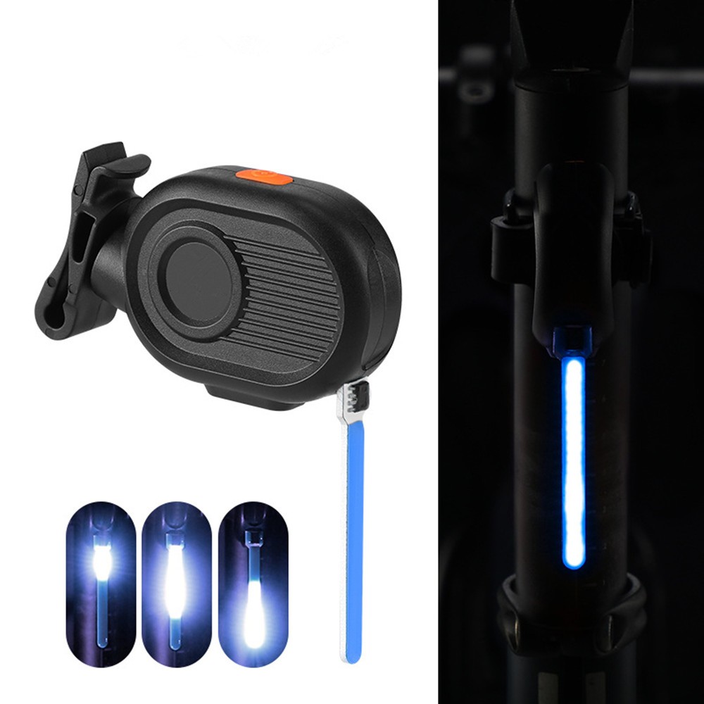 Easy Install USB LED Bicycle Indicator Rear Tail Light Flowing Navigation Light