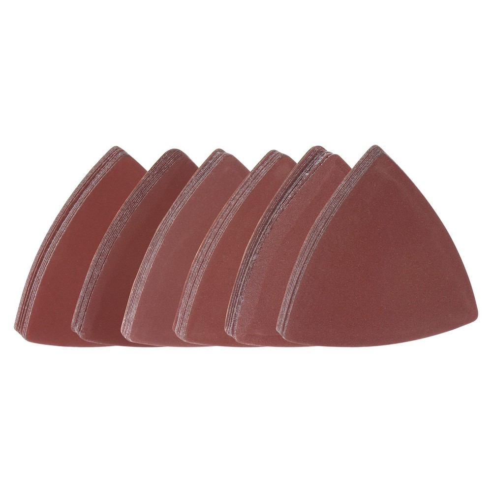 60Pcs Triangular Hook & Loop Sandpapers 320-1200 Grit Aluminum Oxide