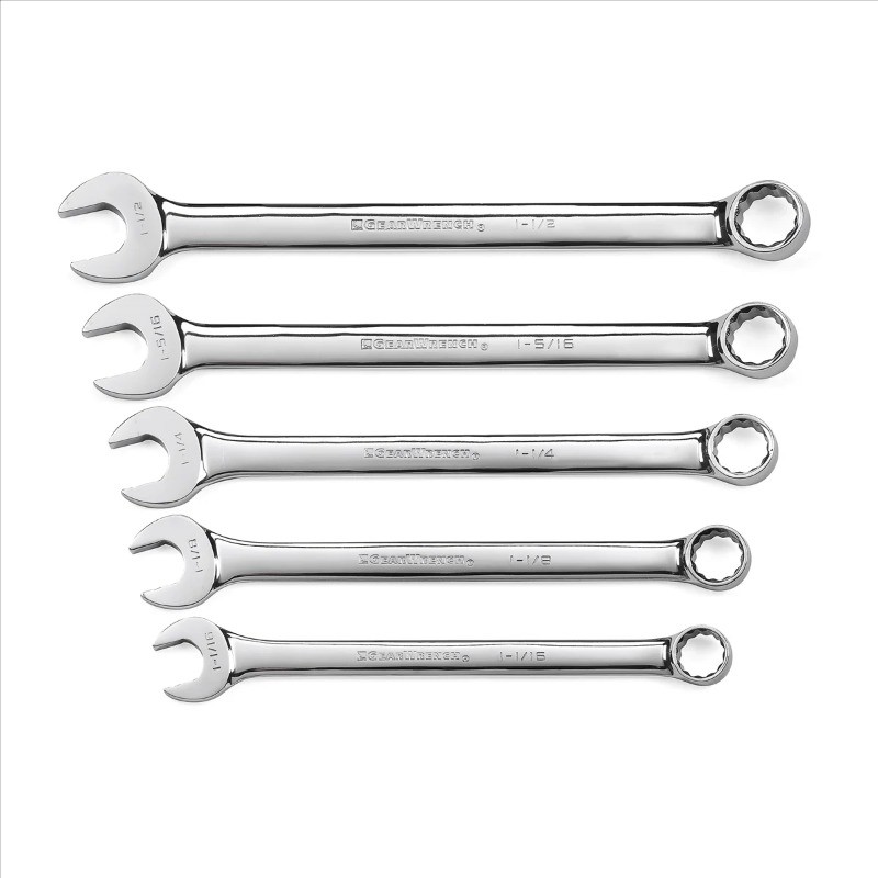 KD Tools, Large Add-On Comb Wrench Set Long Offset Box End 5 Piece Pack