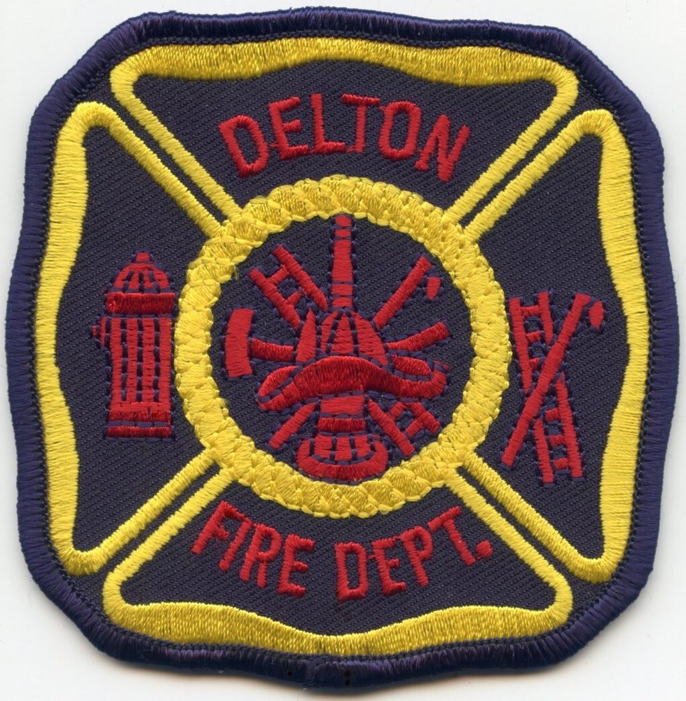 DELTON WISCONSIN FIRE PATCH