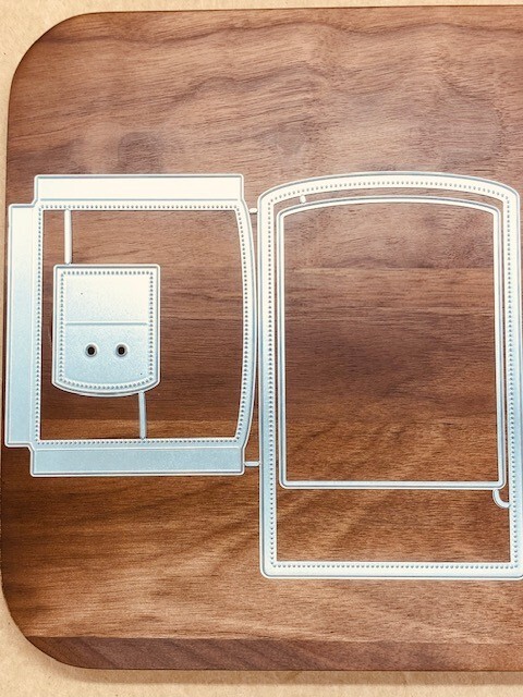 Library pocket cutting dies (set of 4)