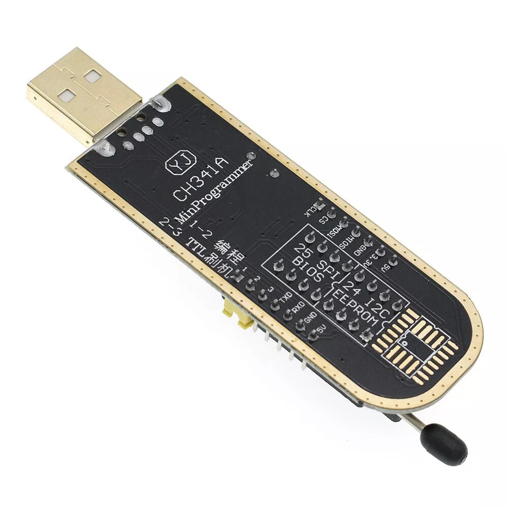 CH341A 24 25 Series EEPROM Flash BIOS USB Programmer Module + SOIC8 Test Clip