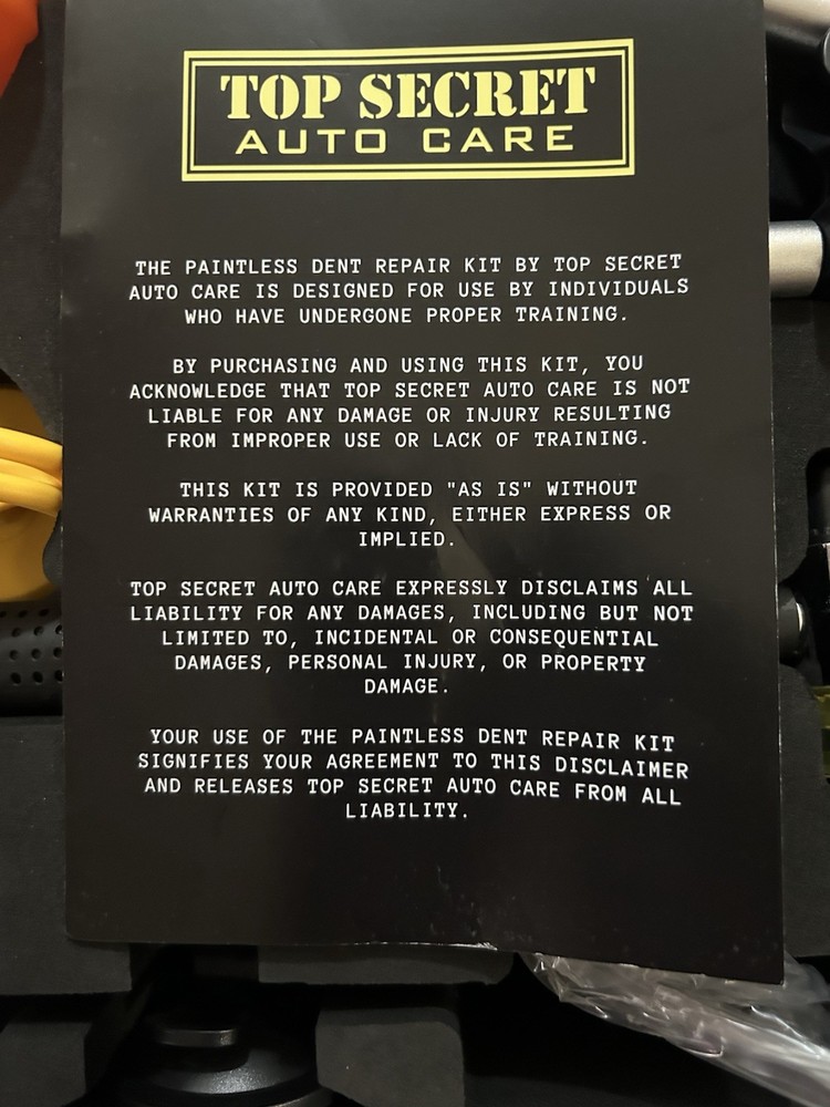Complete Paintless Dent repair Kit