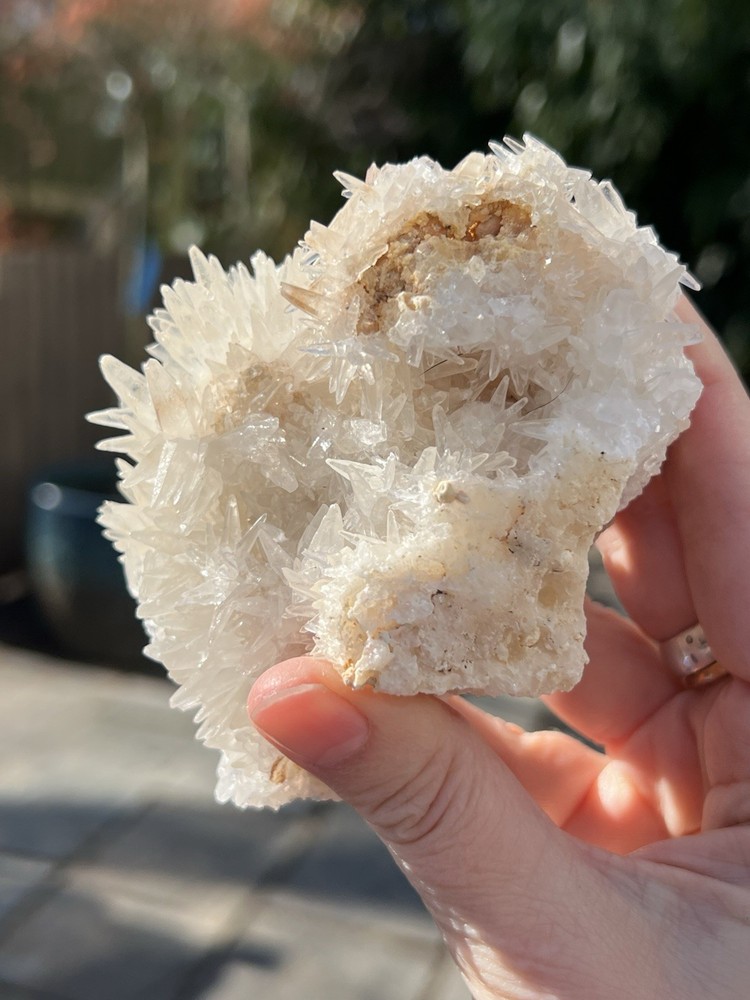 Calcite Spiky Cluster Patterns 292g 2