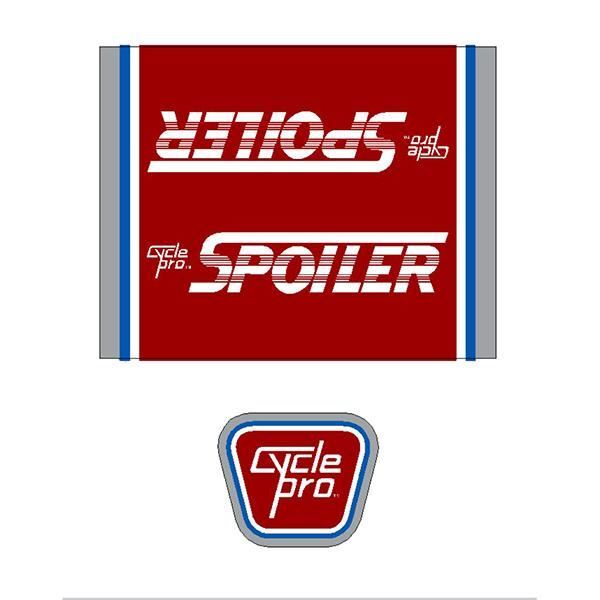 Cycle Pro - Spoiler decal set