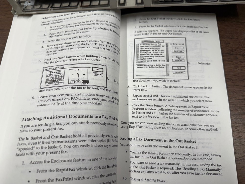 Vintage Macintosh software : MICROPHONE LT / FAXCILITATE 3-1/2 disks
