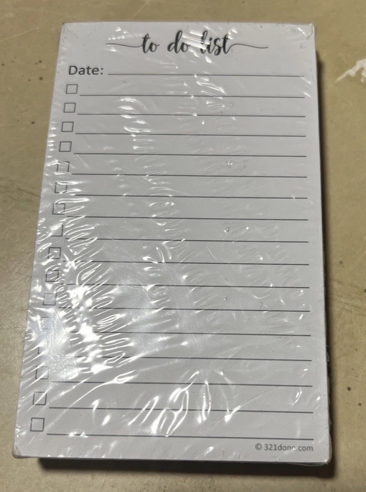 Notsu To Do List Grid Index Cards 3x5 | 50 Task Planner Vertical Notecards