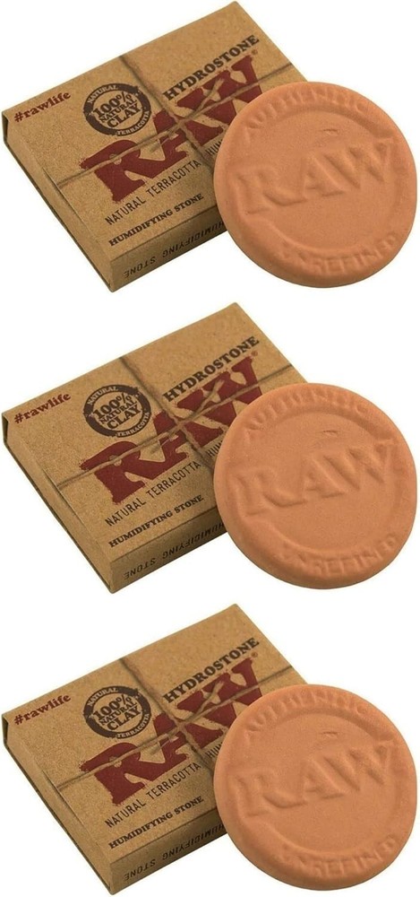 RAW Hydrostone Terracotta Humidifying Stone (3 Pack)