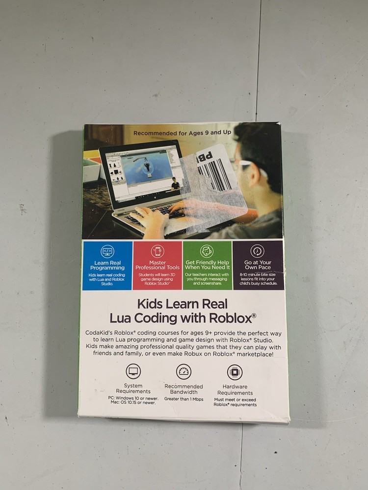 Codakid Coding And Game Design For Kids 3d Game Programming With Roblox (Lua)