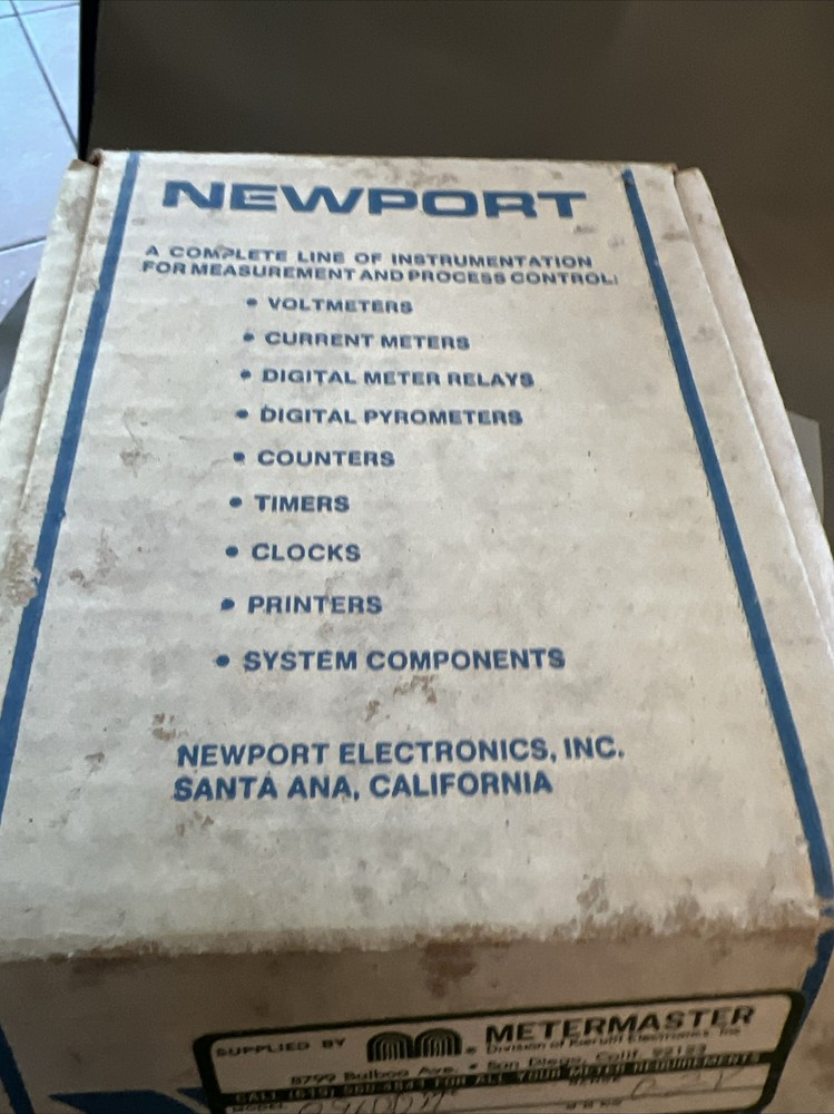 NEW SURPLUS Newport QUANTA DCV METERMASTER Q9600A RANGE 0-2 V