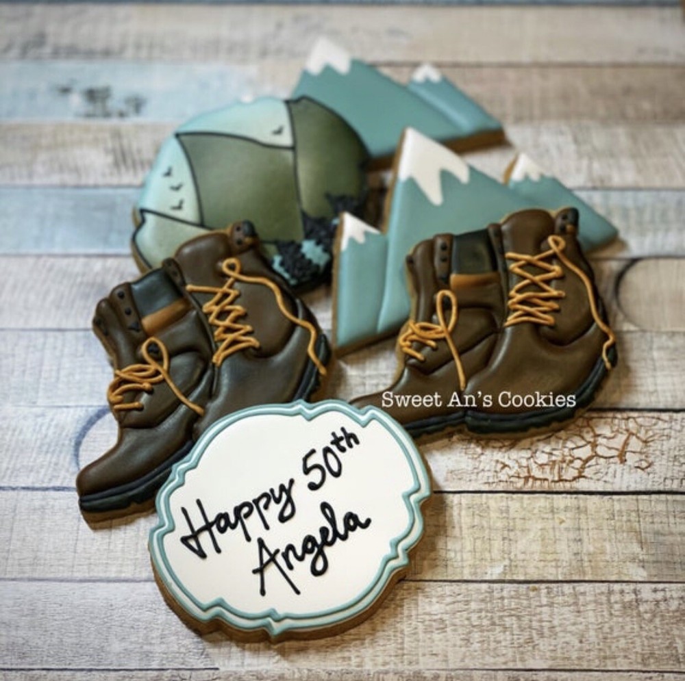 Mountain Range 3D Printed Cookie Fondant Cutter