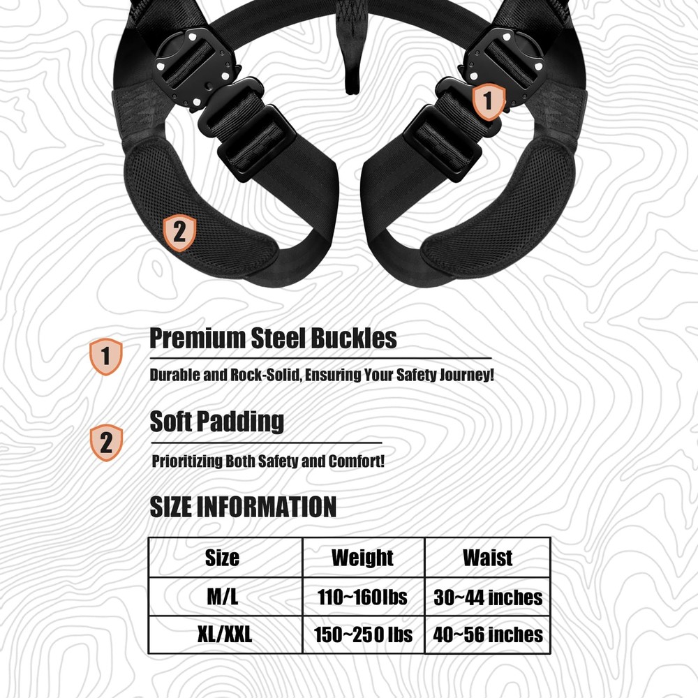 Safety Tree Stand Harness: Lightweight Hunter Safety Harness for Tree-Stand, ...