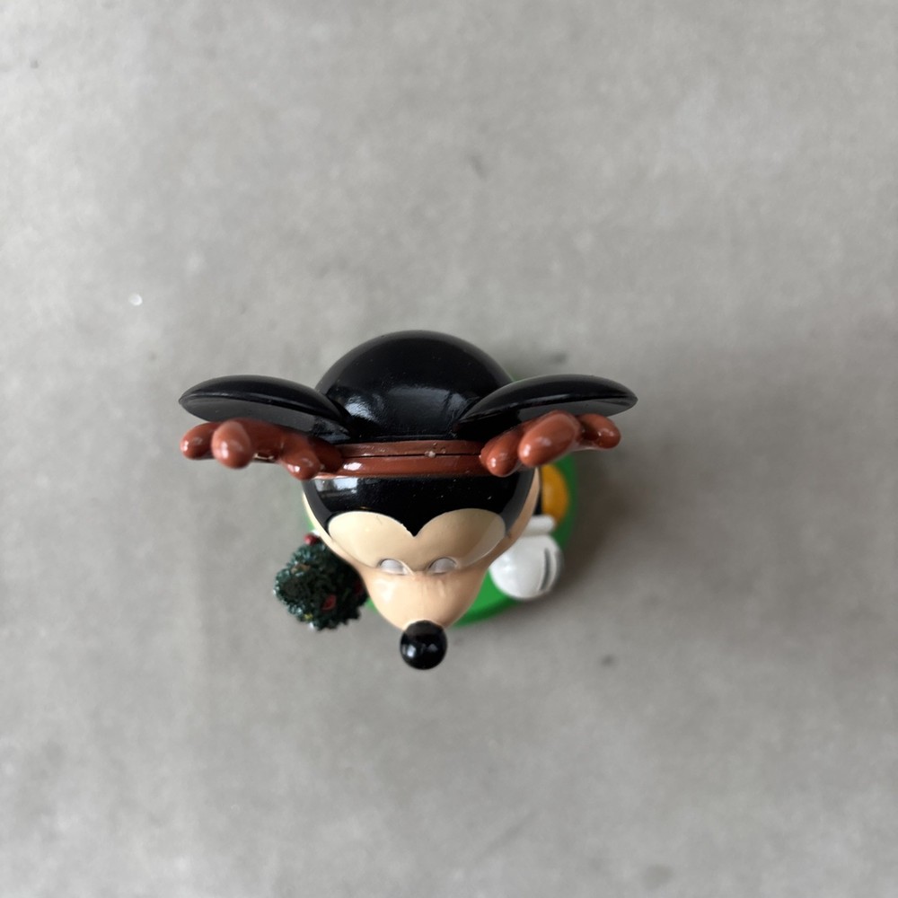 Disney Kurt Adler Mickey Mouse with Tree Nutcracker, Multicolored, 6"