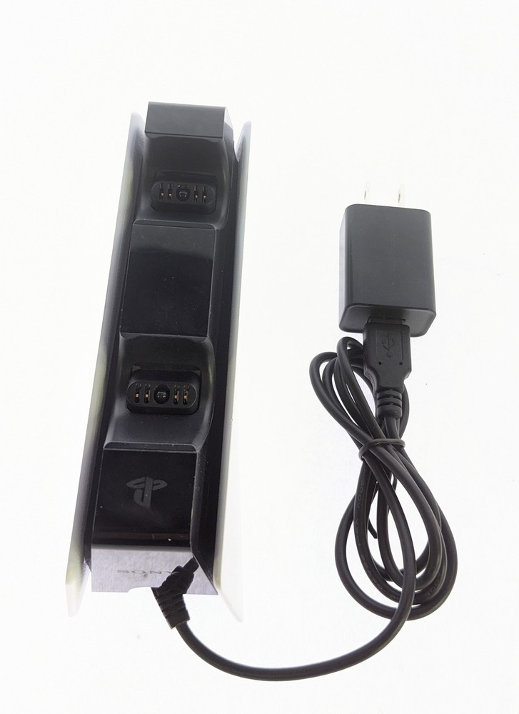 Sony DualSense PS5 PlayStation 5 Controller Charging Dock and Cable Bundle WHITE