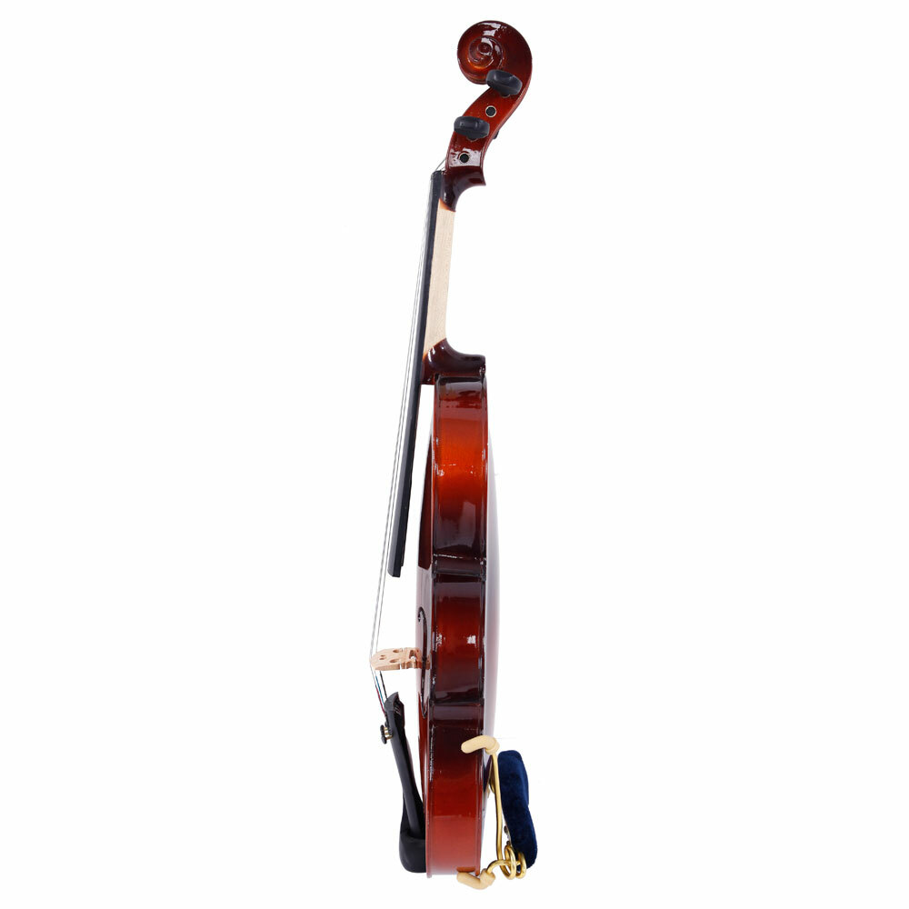 1/8 Acoustic Violin Solid Wood with Case+Bow+Rosin+Strings +Shoulder Rest+Tuner