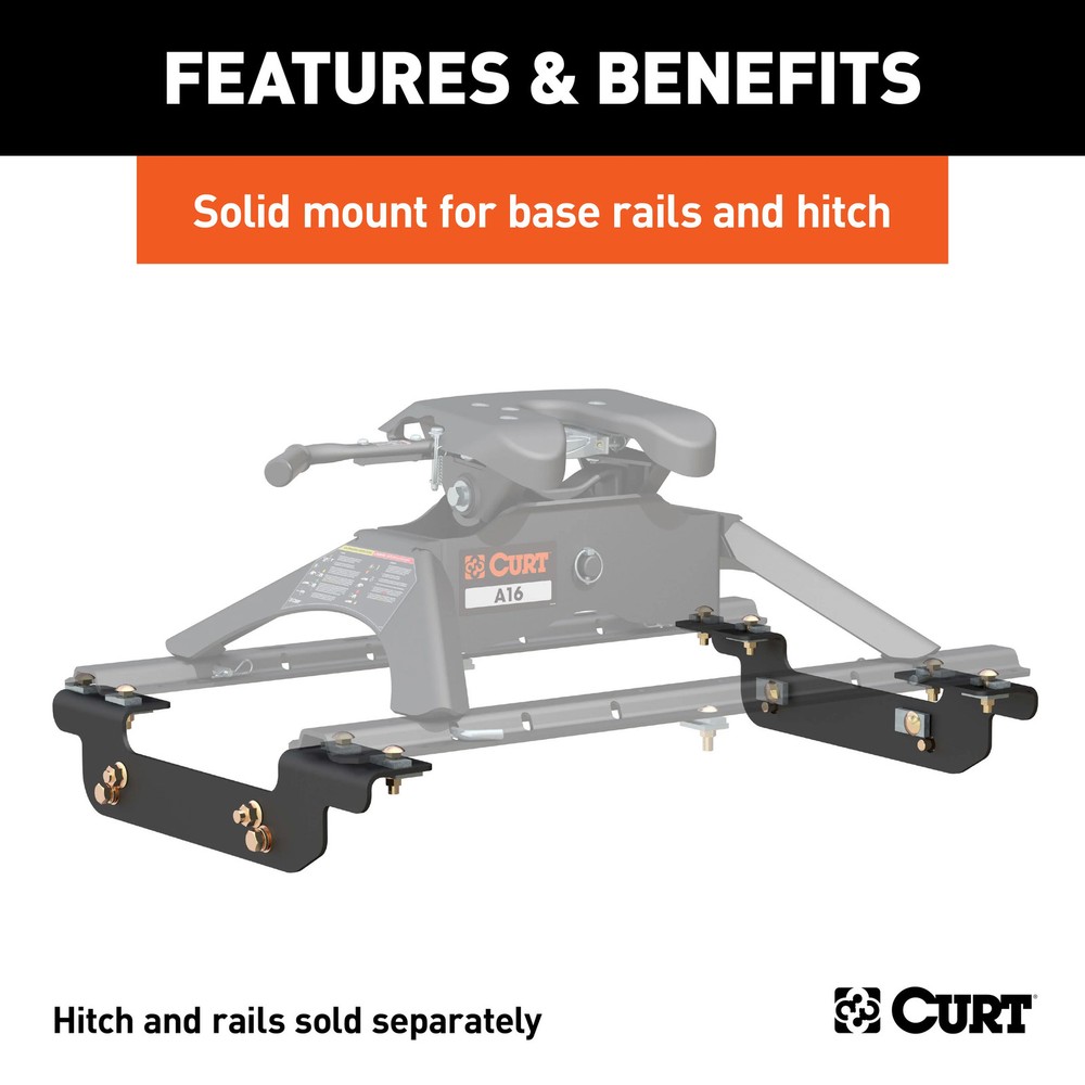 Custom 5th Wheel Hitch Brackets, Select Silverado, Sierra (Except Cab & Chassis)