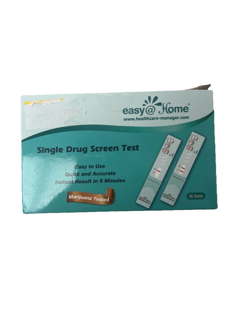 15 Pack Easy@Home Marijuana (THC) Single Panel Drug Tests Kit
