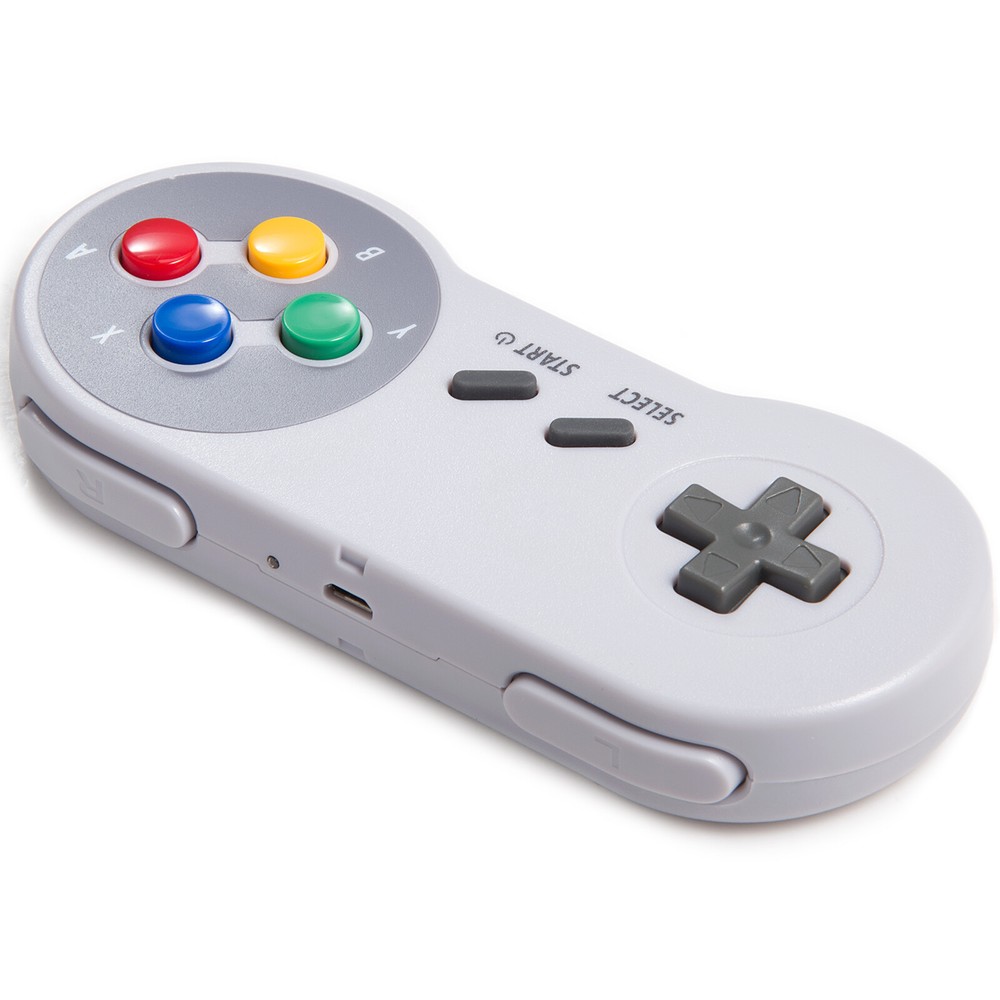 2x Wireless SNES Controller Remote Gamepad For Original Super SNES Console & SFC
