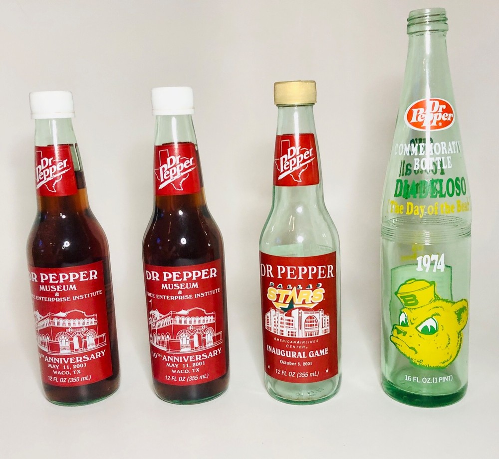 Vintage Dr Pepper Bottles