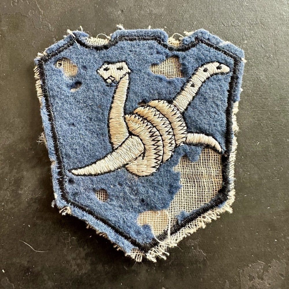 Original WWII 158th Infantry Reg Felt Patch Bushmaster