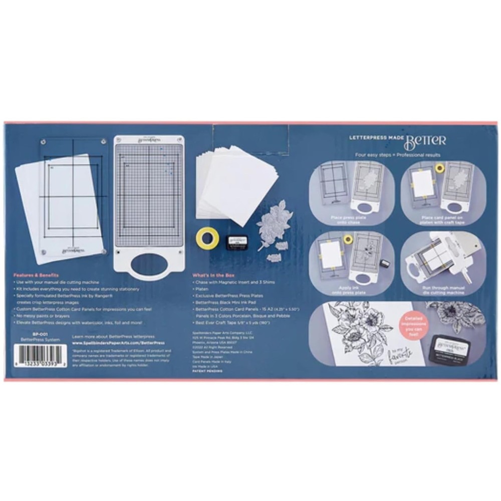 BetterPress Letterpress System for Cardmaking=