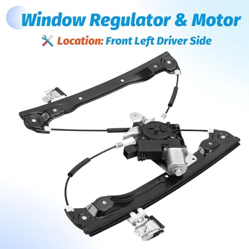 Front Right Passenger Side Power Window Regulator with Motor Compatible with