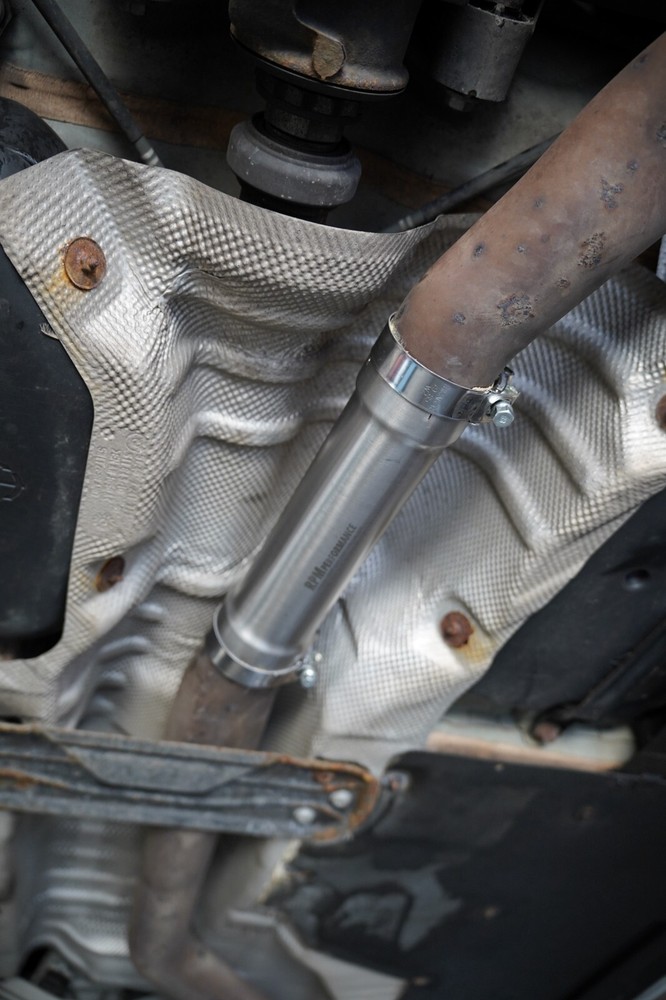 BMW M235i Exhaust Resonator Res Delete Stainless