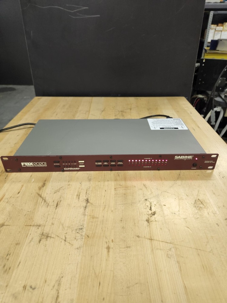 Sabine Adaptive Audio FXB2020 Plus, Dual Feedback Exterminator