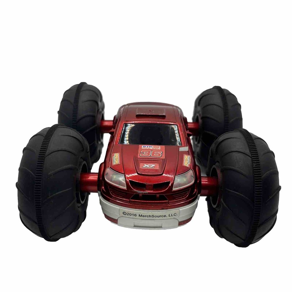 MerchSource RC Car Double Sided RC Car Red On One White On Other 2016