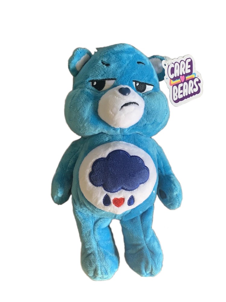 Care Bears Grumpy Bear & Love-a-Lot Bear 9” Soft Plush NEW