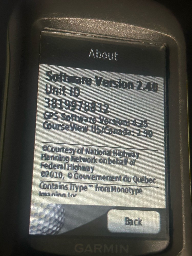 Garmin Approach G3 Rangefinder Golf GPS Handheld Touchscreen Tested