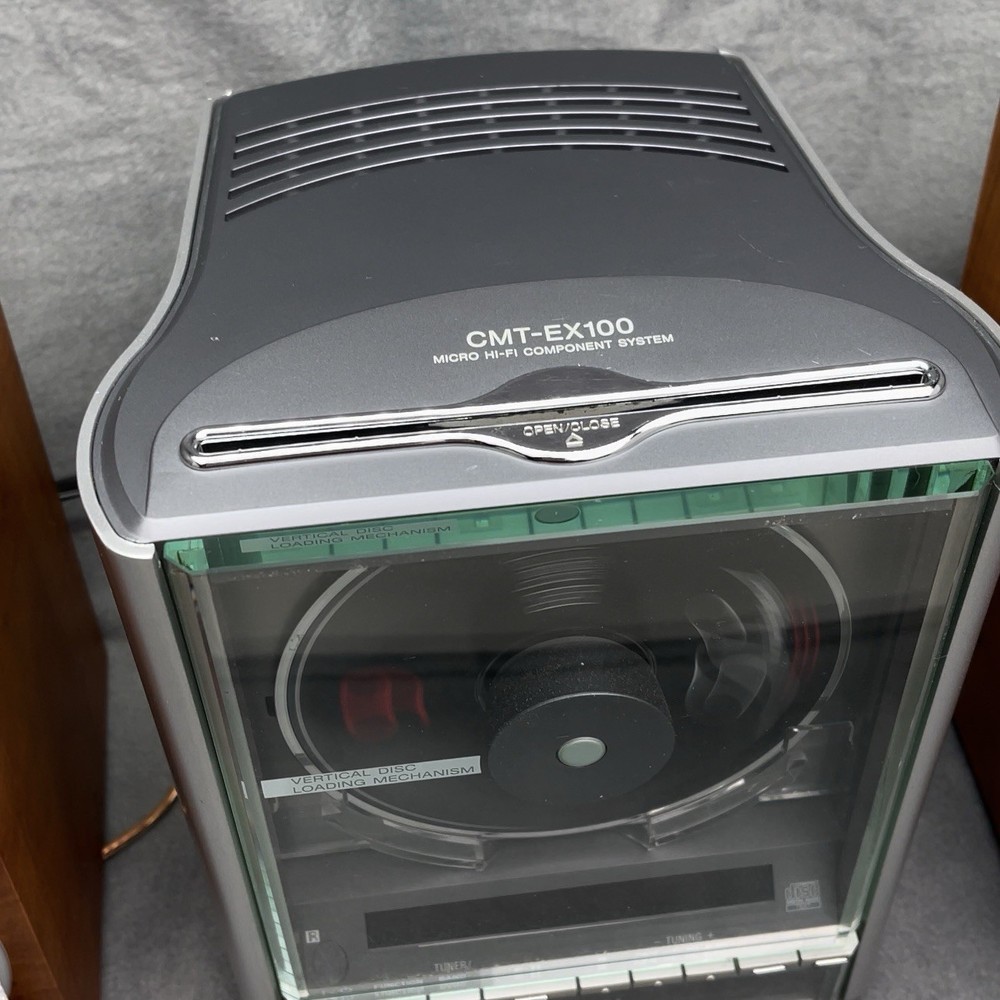 Sony CMT-EX100 Compact CD Player Stereo System & Speakers Micro Hi-Fi Component