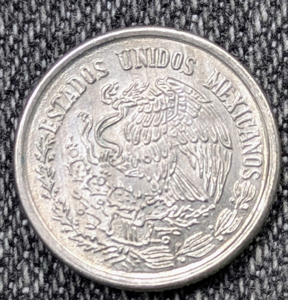 1979 Mexico 10 Centavos Coin Mazorca