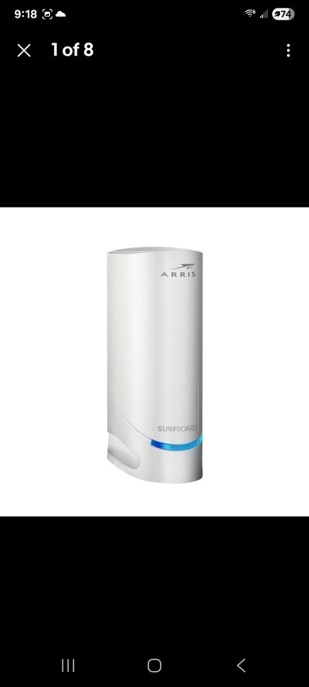 ARRIS Surfboard S34 DOCSIS 3.1 Multi-Gig Cable Modem 2.5Gbps Comcast Xfinity Cox