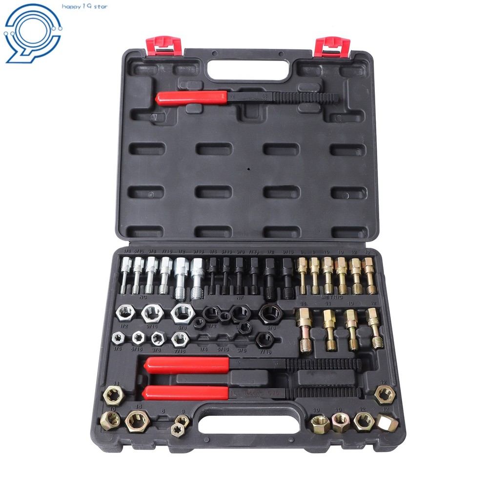 Thread Repair Chaser Tool 49PCS Cleaner Rethreading Master Kit