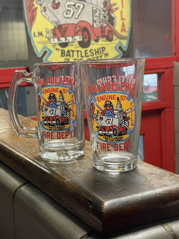 Philadelphia Fire Dept Engine 57 Mug & Pint Glass